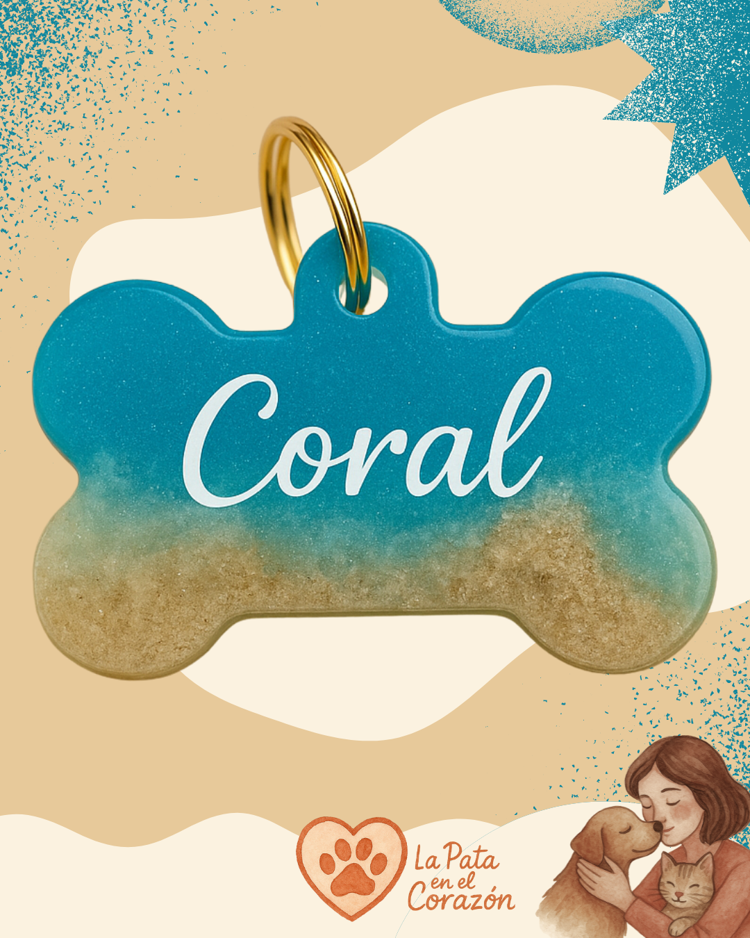 Placa Coral – Estilo Playa